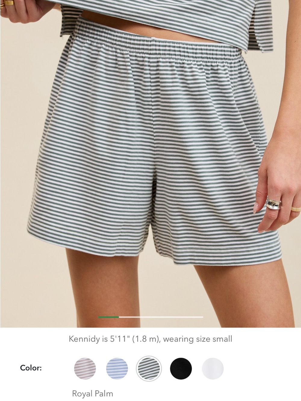 Aerie striped shorts
